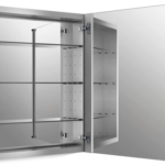 Kohler Verdera 24x30 Mirrored Aluminum Medicine Cabinet - Ash (K-99006-NA)