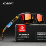 KDEAM Square Polarized Sport Sunglasses Men Women Fishing Driving Glasses UV400
