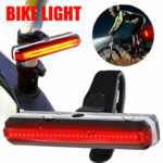 LED Mountain Bike Bicycle Front Rear Lights Set USB Rechargeable Waterproof Lamp
