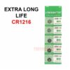 5-Pack CR1216 3V Lithium Button Cell Batteries