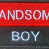 Tactical Handsome Boy Patch, Funny Handsome Boy Patches With Hook And Loop For Attach To Boys Mens Clothes Clothing Caps Jeans