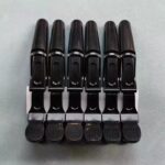 Specialized crocodile clips for hair salons, hair clips, hair combs, seamless clips, duckbill clips, long-mouth clips, heat dyeing zone tools, bang clips (6 pieces)