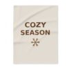 Cozy Season Christmas Fleece Throw Blanket, Cozy Holiday Gift