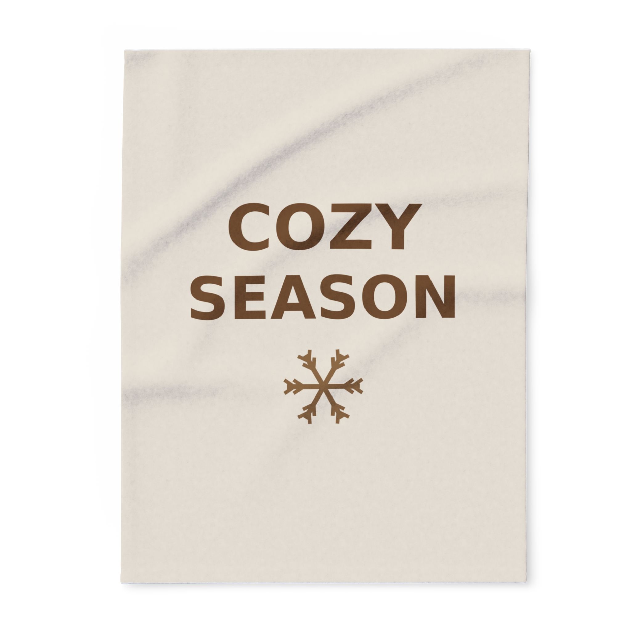 Cozy Season Christmas Fleece Throw Blanket, Cozy Holiday Gift