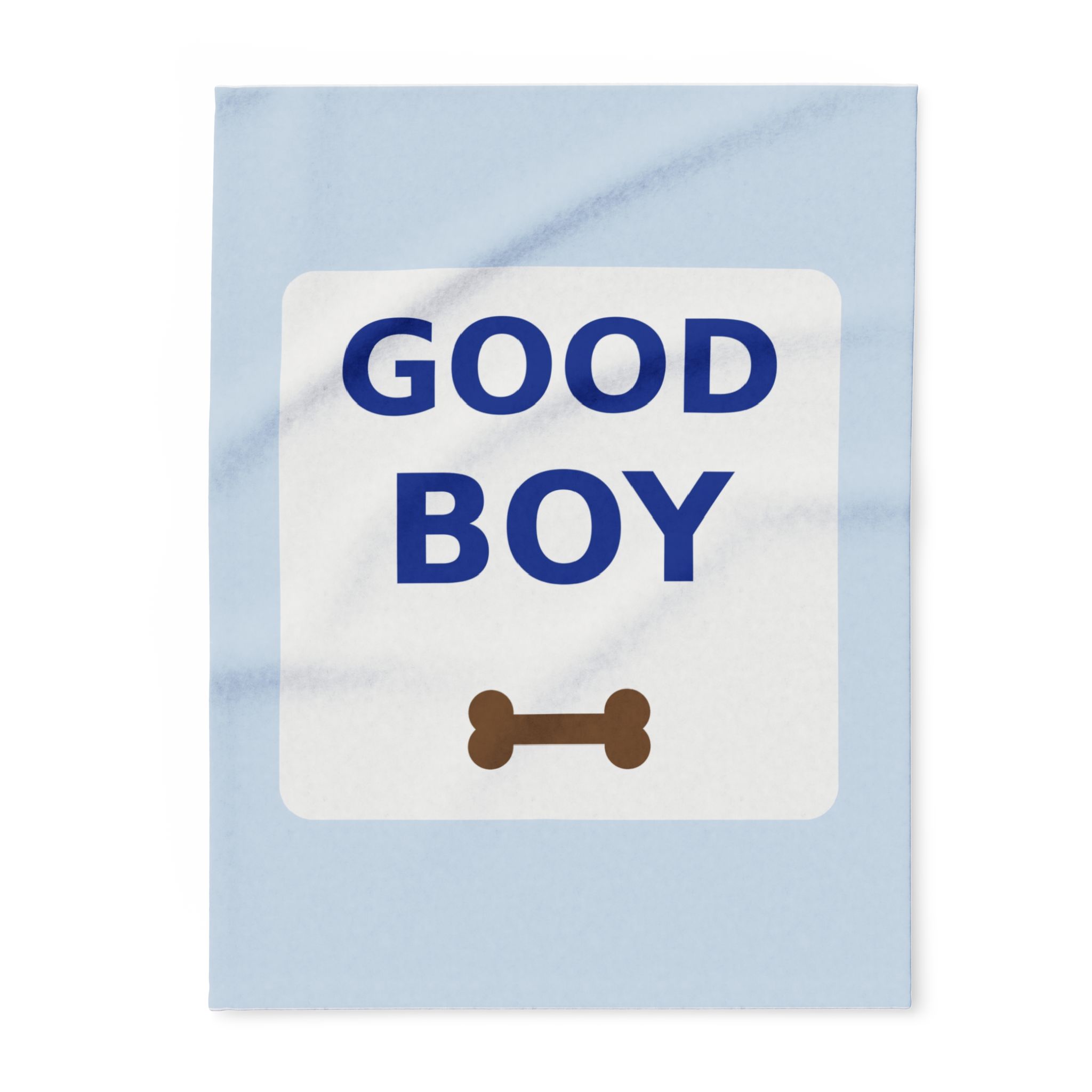 Good Boy Fleece Throw Blanket for Dogs and Dog Lovers