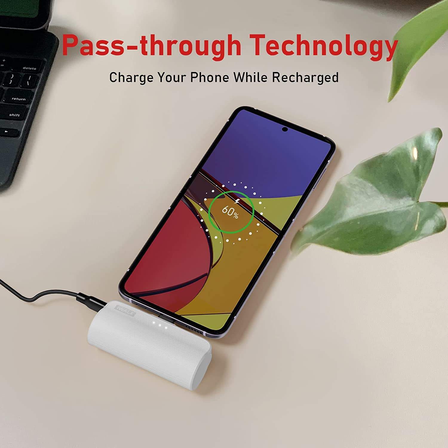 Local US Stock Unique Mini Power Bank 3350mAh Fast Charging
