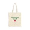 Kind Humans Club Canvas Tote Bag, Cotton Shopping Tote