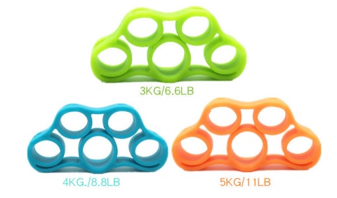 Silicone Finger and Hand Grip Strengthener