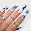 24 PCS Blue Butterfly Art, Long Length Water Pipe Fake