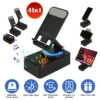4-in-1 Foldable Wireless Speaker Phone Stand with 5000mAh Power Bank and RGB Light