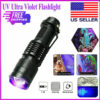 UV Ultra Violet Flashlight Handheld Blacklight Small 395nm Mini Light