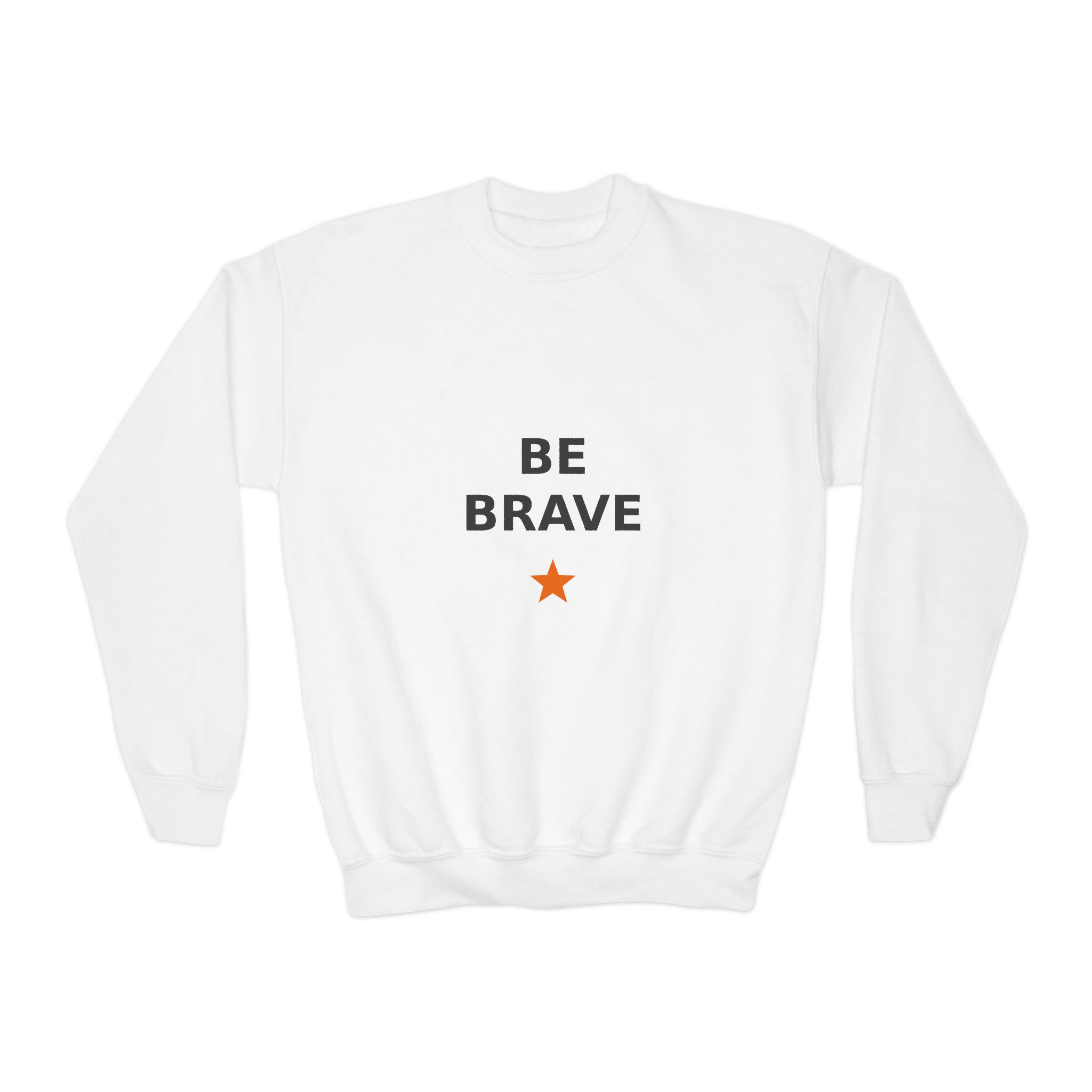 Be Brave Youth Crewneck Sweatshirt, Kids & Teens