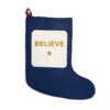 Believe Christmas Stocking, Festive Holiday Stocking