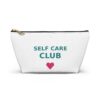 Self Care Club Makeup Bag, Zipper Cosmetic Pouch