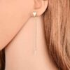 ALong Earrings Female Tassel Earrings Triangle Earrings Small Earrings