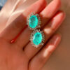 Vintage-Style S925 Silver Drop Earrings