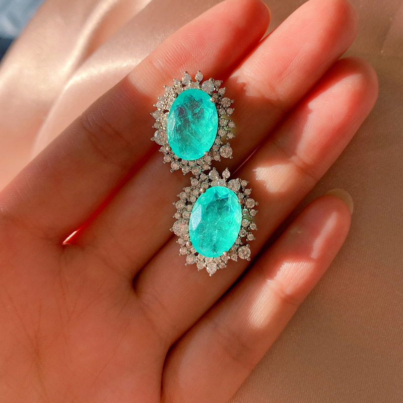 Vintage-Style S925 Silver Drop Earrings