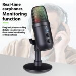 USB RGB Microphone for Streaming, Gaming & Karaoke