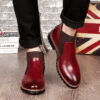 Men's Leather Brogue Boots