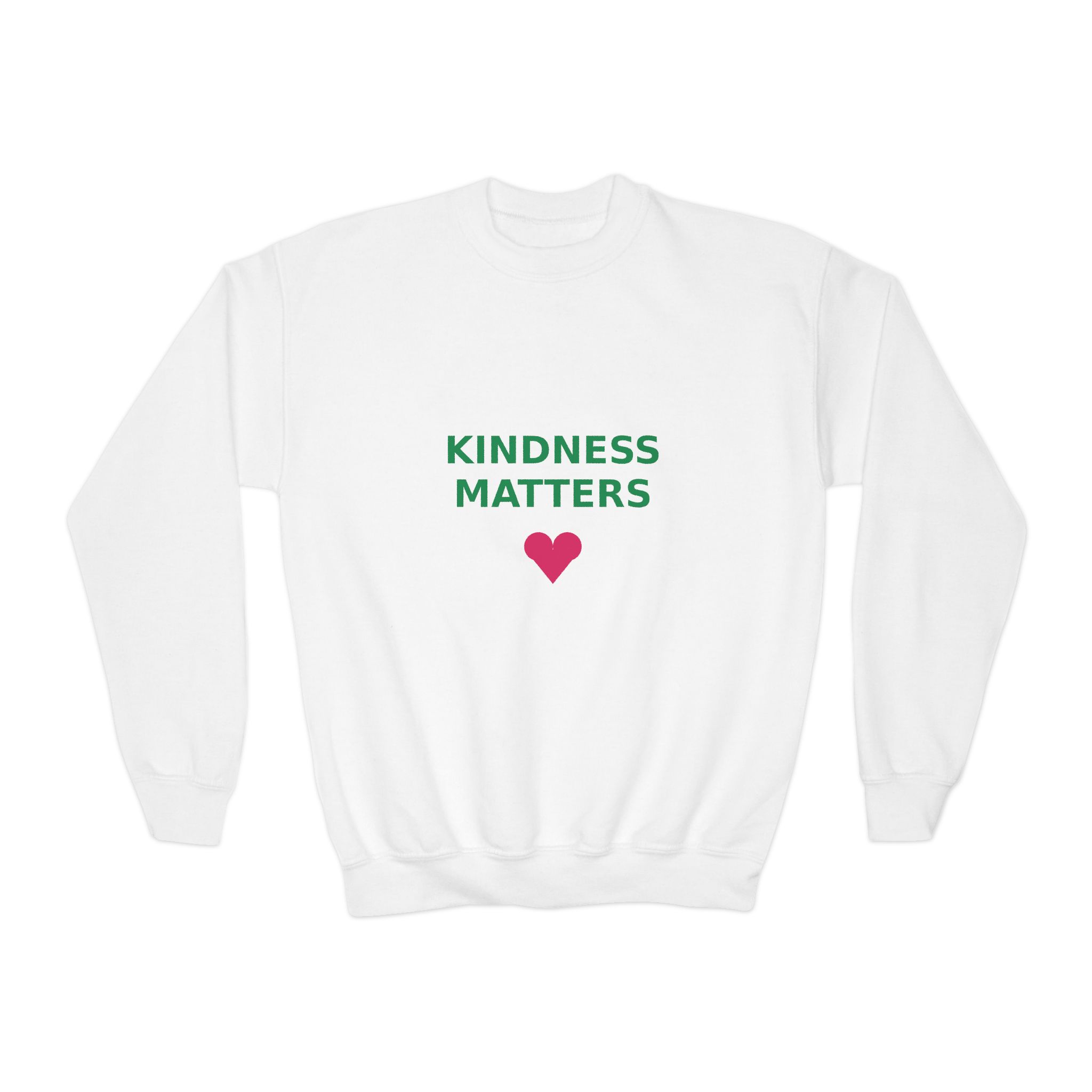 Kindness Matters Youth Crewneck Sweatshirt, Kids & Teens