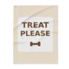 Treat Please Fleece Throw Blanket for Dogs and Dog Lovers