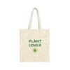 Plant Lover Canvas Tote Bag, Cotton Shopping Tote