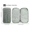 1Pc Travel Passport Wallet 12Cells Ticket ID Credit Card Holder Water Repellent Documents Phone Organizer Zipper Case Business Trip Daily Use