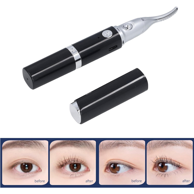2in1 Electric Eyelash Curling And Curling Device,Electric Heated Eyelash Curler, Eyebrow Trimmer, Portable Makeup Tool For Women