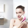 Waterproof Facial Cleansing Brush Face Spin Cleaning Brush Scrubber With 5 Brush Heads For Women