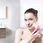 Waterproof Facial Cleansing Brush Face Spin Cleaning Brush Scrubber With 5 Brush Heads For Women