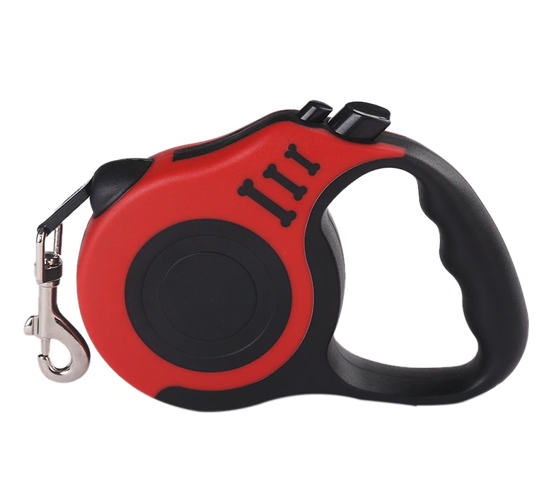 16.5FT Automatic Retractable Dog Leash Pet Collar Walking Lead Free