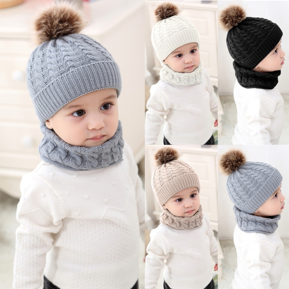 Baby Winter Hat and Scarf Set
