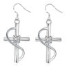 New Cross-border Popular Elongated Cross Earrings