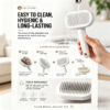 Pet Slicker Brush for Cats & Dogs, Self-Cleaning Grooming