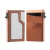 Slim Pop-Up Card Holder Wallet with ID Window