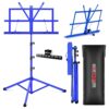 5Core Music Stand for Sheet Portable Tripod Adjustable Folding Note