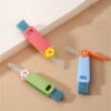 3PCS 3in1 Multifunctional Bottle Cleaning Brush Set For Cup Lids And Tight Gaps, Home Kitchen Water Bottle Cleaner Brush For Plastic Cups And Crevice Cleaning