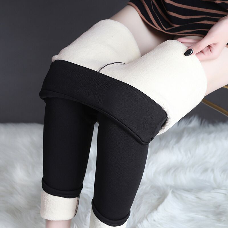 Oversized Cashmere Tight Thermal Pants Autumn and Winter Leggings