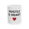 Hustle and Heart Ceramic Coffee Mug, 11oz