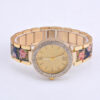 Women's Printed Dial Stainless Steel Fashion Watch