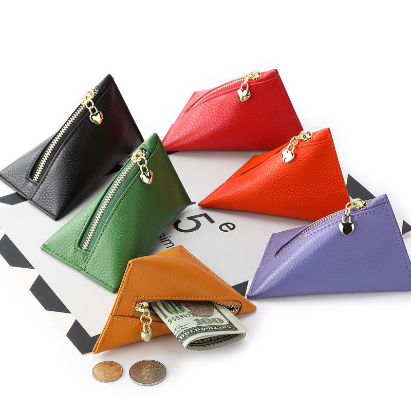 Women's First Layer Cowhide Small Exquisite and Mini Coin Purse