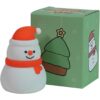 Snowman Silicone Night Light RGB Color Changing Touch Control Mood Lamp Rechargeable Dimmable