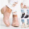 Women's Retro Heeled Ankle Boots