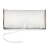 5mm 75 Yards White Flat Elastic Band
