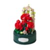 Rose Music Box Building Blocks Set - Transparent Cover