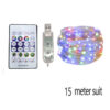 LED Rope Lights Outdoor, RGB Remote Control Fairy String Plug