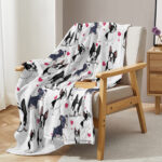 Adorable Fleece Dog Blanket - Soft, Cozy, Lightweight, Warm, Flannel