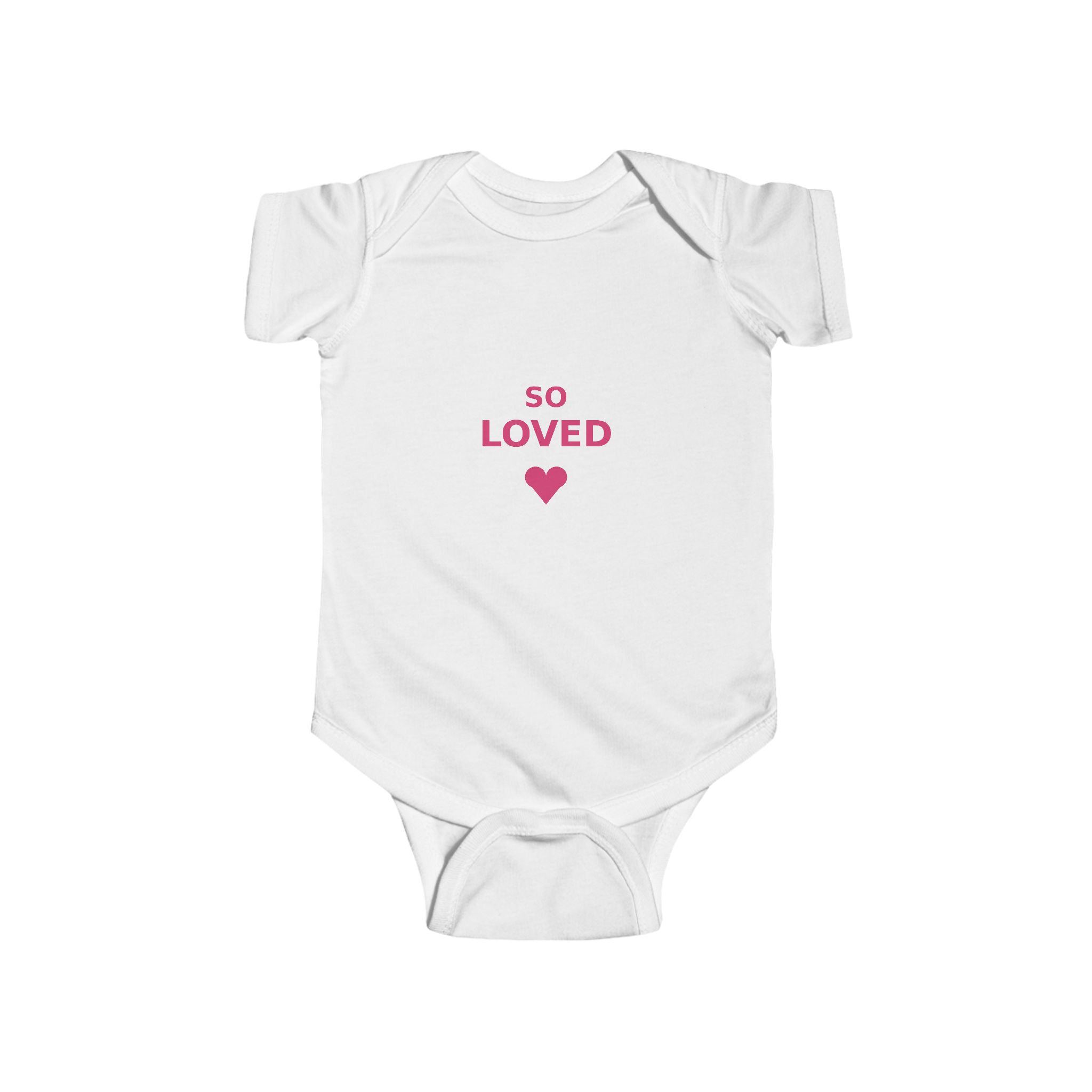 So Loved Baby Bodysuit, Infant Cotton One-Piece