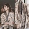 Women's Neck Warmer Office Blanket Cashmere-Like Tassel Warm Scarf
