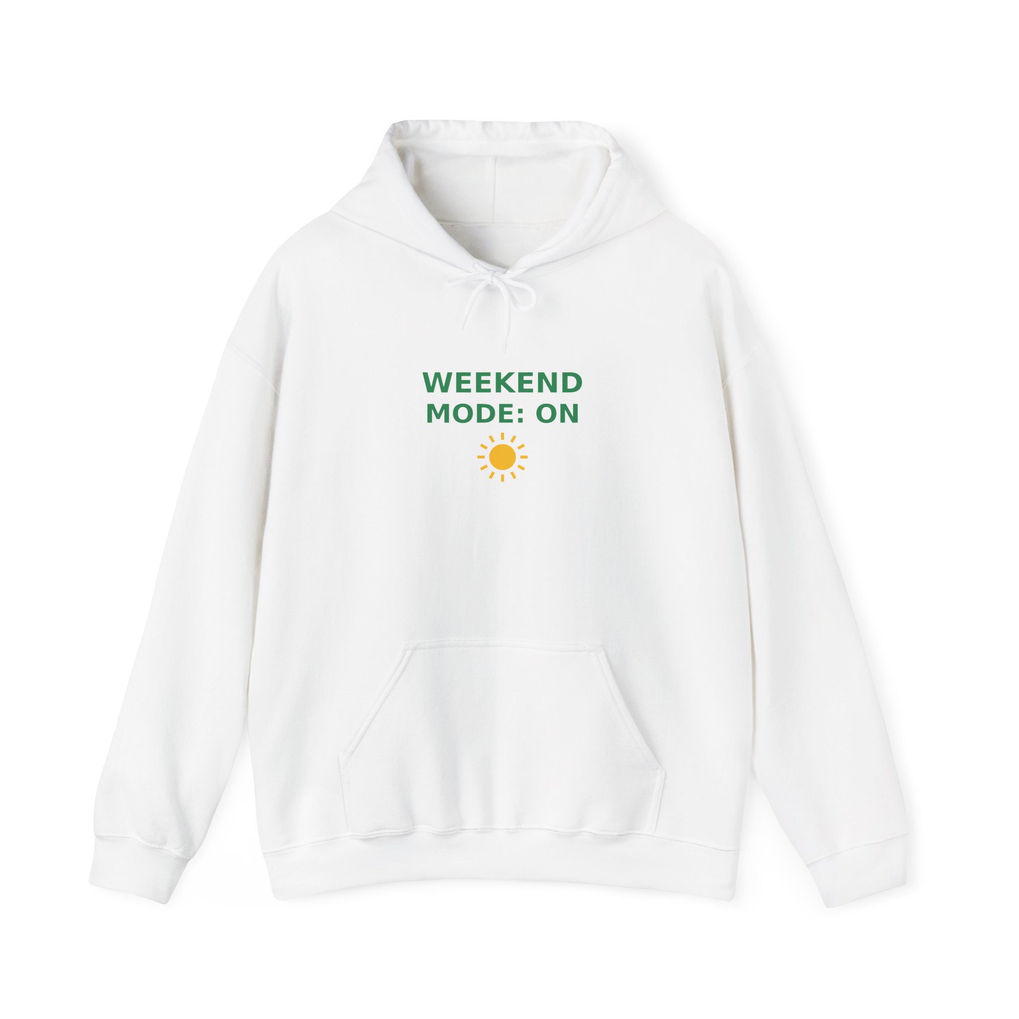 Weekend Mode On Hoodie, Unisex Hooded Sweatshirt